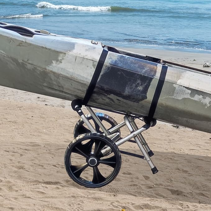 LIBOSULV Kayak cart,Folding Lightweight and Portable Paddleboard Canoe,Fishing Kayak Carrier