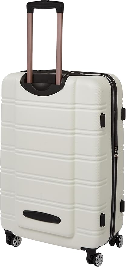 Rockland Melbourne ハードサイド 拡張可能 スピナーホイール荷物、ホワイト、2点セット (20インチ/28インチ)