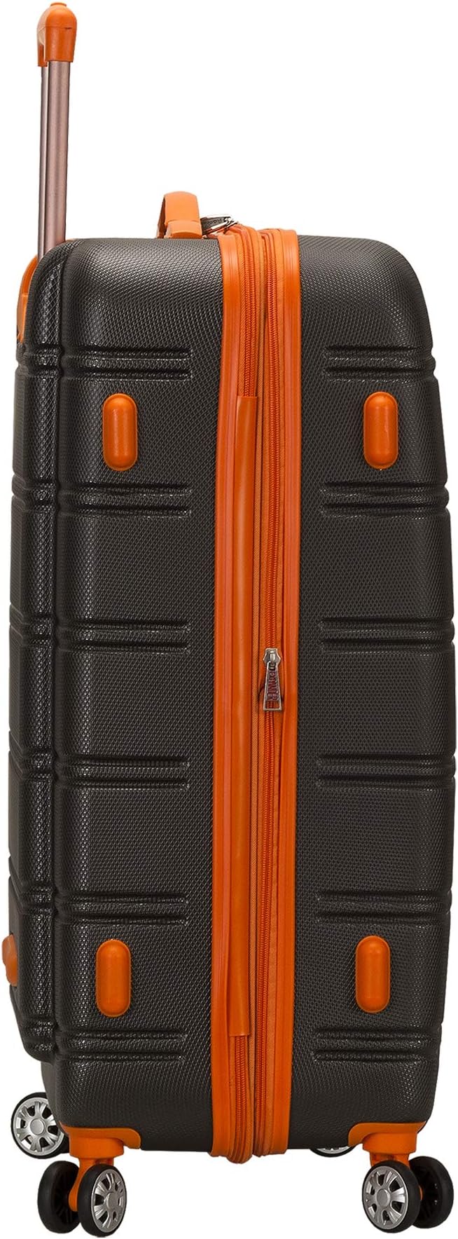 Rockland Melbourne Hardside Expandable Spinner Wheel Luggage, Charcoal, 2 Piece (20"/28")