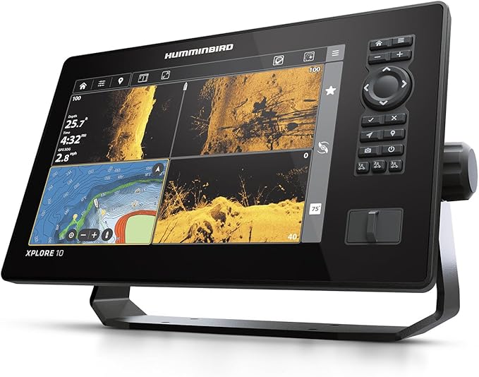 Humminbird XPLORE Series GPS Fish Finder MEGA Side Imaging+ & HD Touchscreen Display