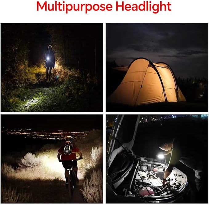 3000 Lumen Super Bright Bike Lights,5200mAh Runtime 10+ Hours,Rechargeable Bicycle Lights Front and Back for Night Riding,5 Light Modes,Easy to Install for Men Women Kids Road Mountain Cycling