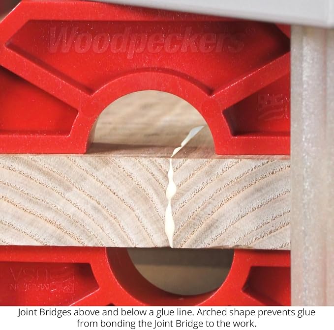 Woodpeckers Joint Bridge Clamp Pad Set, 12 Pack, USA Made, Keeps Boards Level and Equalizes Clamping Pressure - JB-22
