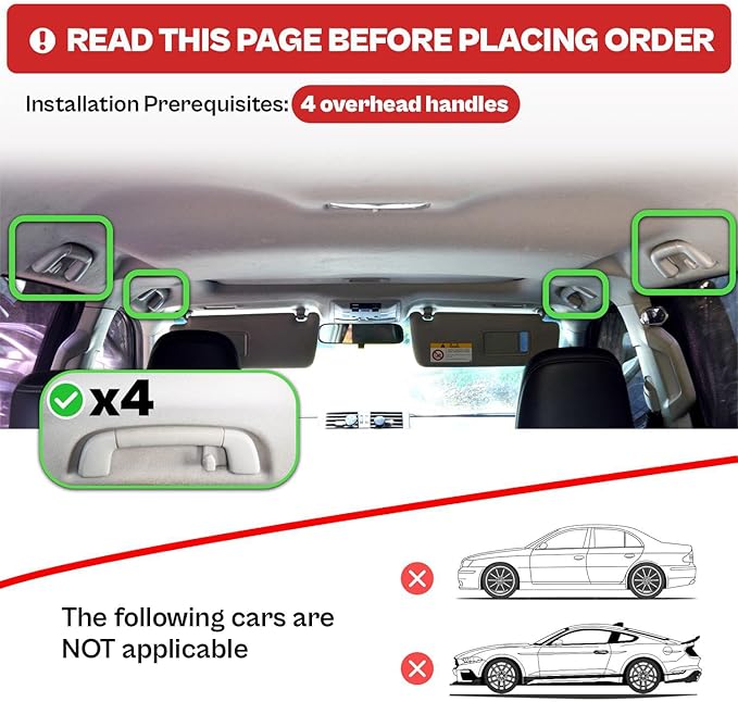OJYDOIIIY 車用釣り竿ホルダー、SUV、トラック、バンなどの車両用車内釣り竿収納ラック