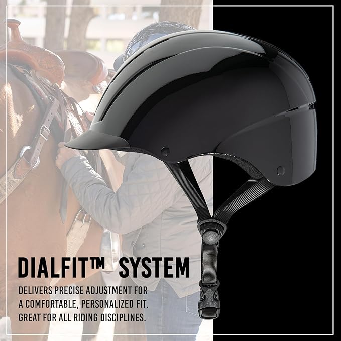Troxel Spirit Full Coverage Horse Riding Helmet, Low-Profile Adjustable Design, Safety Horseback Riding Gear