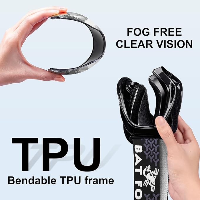 Dirt Bike ATV Goggles Motorcycle Gear Riding Motocross Dirtbike 4-Wheeler MX DH Accessories Goggles Glasses for Men Women Youth UV400 Protection Dust-proof Anti-Slip Strap