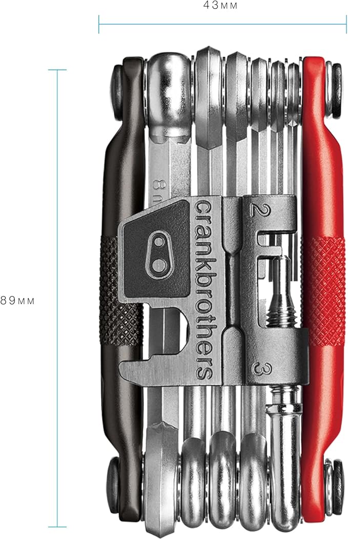 Crankbrothers Multi Tool M 17 Matte Black Red