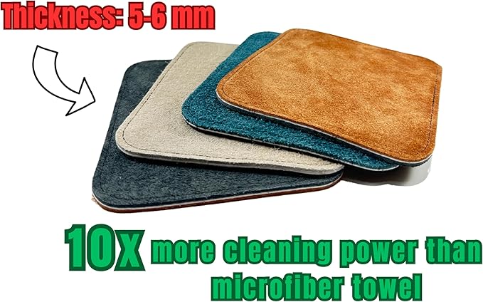 Strikeclub Bowling Ball Shammy Towel | Dual Sides Leather Bowling Towel | Bowling Accessories