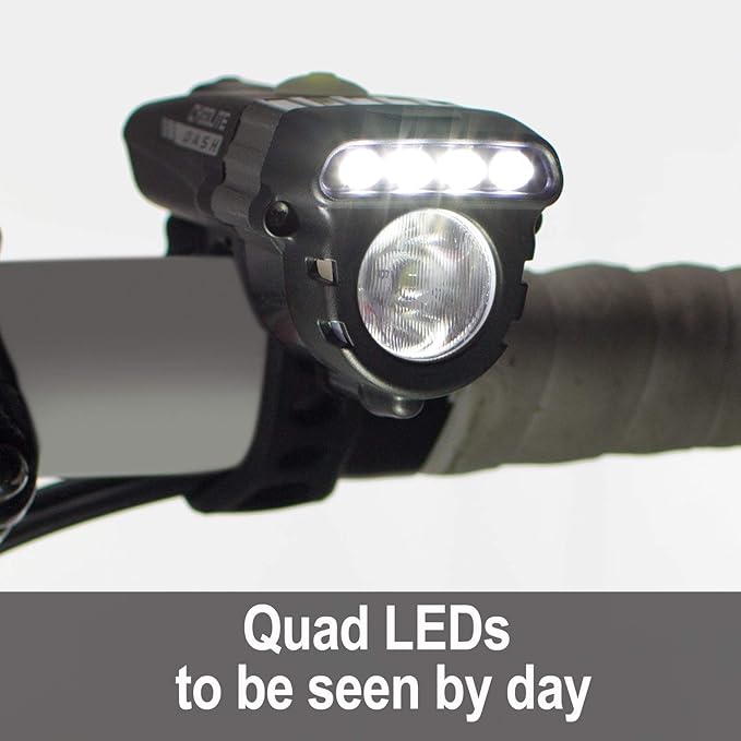CYGOLITE Dash– 600 Pro, 520, 460 Lumen Bicycle Light Models– 5 Night & 3 Daytime Modes– Ultra Compact– IP64 Water Resistant– Sturdy Flexible Mount– USB Rechargeable– for Aero Road, Commuter Bicycles