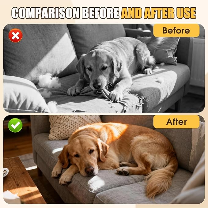 Bitter Apple Spray for Dogs, Effectively, No Chew Spray for Dogs Stop Licking Biting & Destructive Behavior Protect Your Furniture Prevent Licking Injuries Indoor/Outdoor Training Deterrent (150ML)