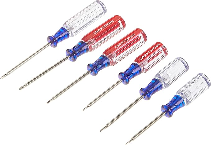 CRAFTSMAN Small Screwdiver Set, 6Piece Jewelers Set (CMHT65043)