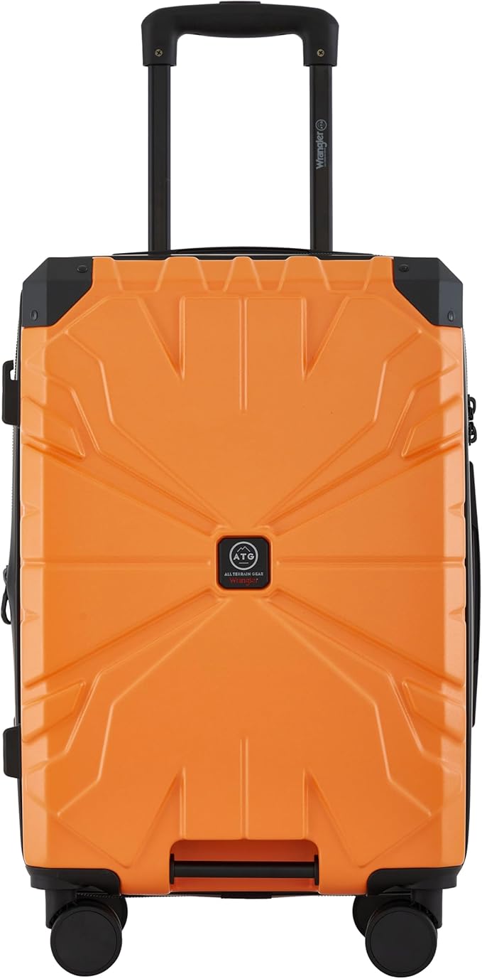 Wrangler ATG Alpine 22インチ 拡張可能 ローリングハードサイド 機内持ち込み手荷物 ブレイジングオレンジ