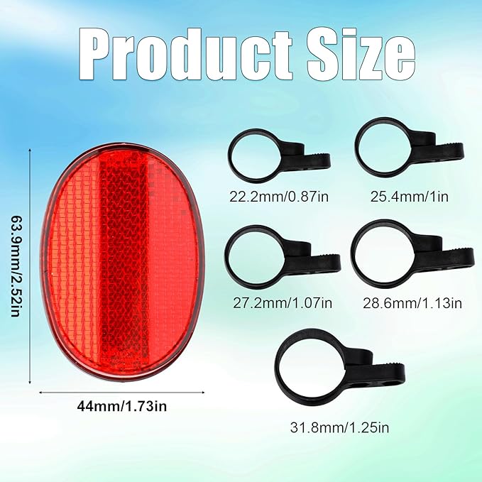 Gosknor Bicycle Mount Compatible with Airtag, Hidden Bike Reflectors Holder, GPS Tracker for Electric Bicycle, Mountain Bikes, Scooter