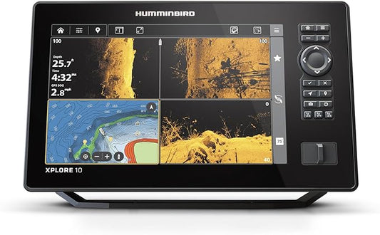 Humminbird XPLORE Series GPS Fish Finder MEGA Side Imaging+ & HD Touchscreen Display