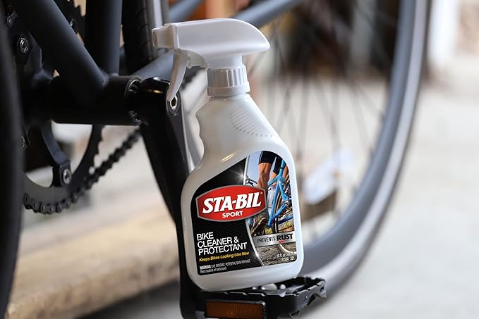 STA-BIL SPORT Bike Cleaner & Protectant – Cleans and Shines – Safe for All Bicycles – Superior UV Protection – Easy Application – 10oz (22504CSR)