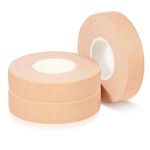 COMNICO Extra Strong White Athletic Tape - 32-feet for Fingers, Feet, Outdoor Sports, Climbing, Football