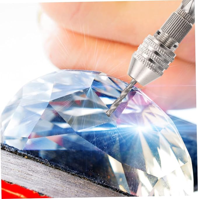 Angoily 5sets Hand Drill Drill Bits Jewelry Making Tool Kit Pin Vise for More for Crafting and Precision Work