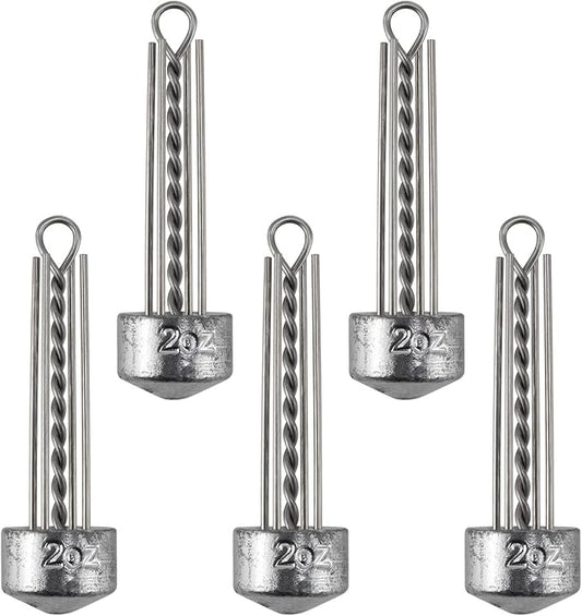 Dr.Fish 5 Pack Spider Surf Fishing Weight Sputnik Sinker 1oz-8oz Saltwater Beach Casting Sea Bottom Holder