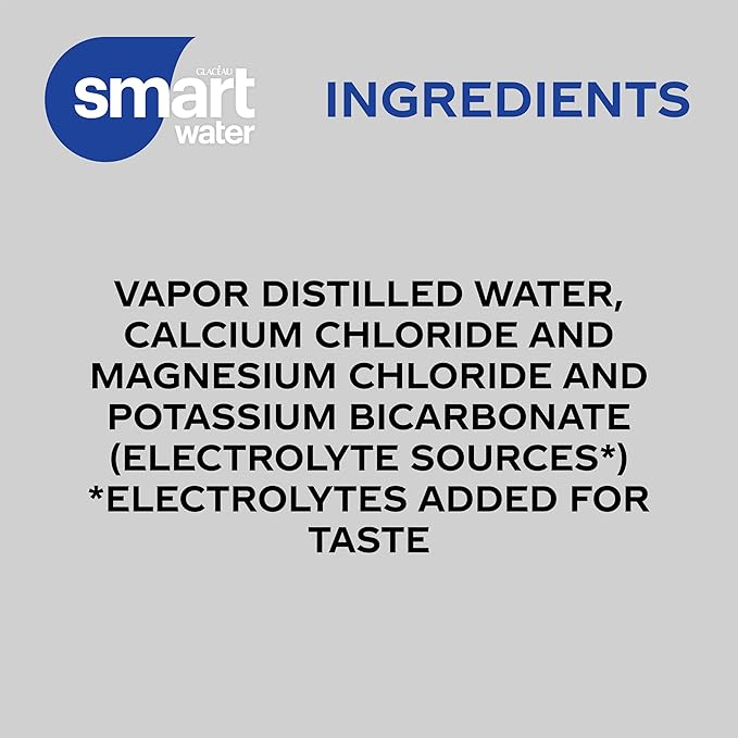 Smartwater Aluminum Can 12oz 8pk
