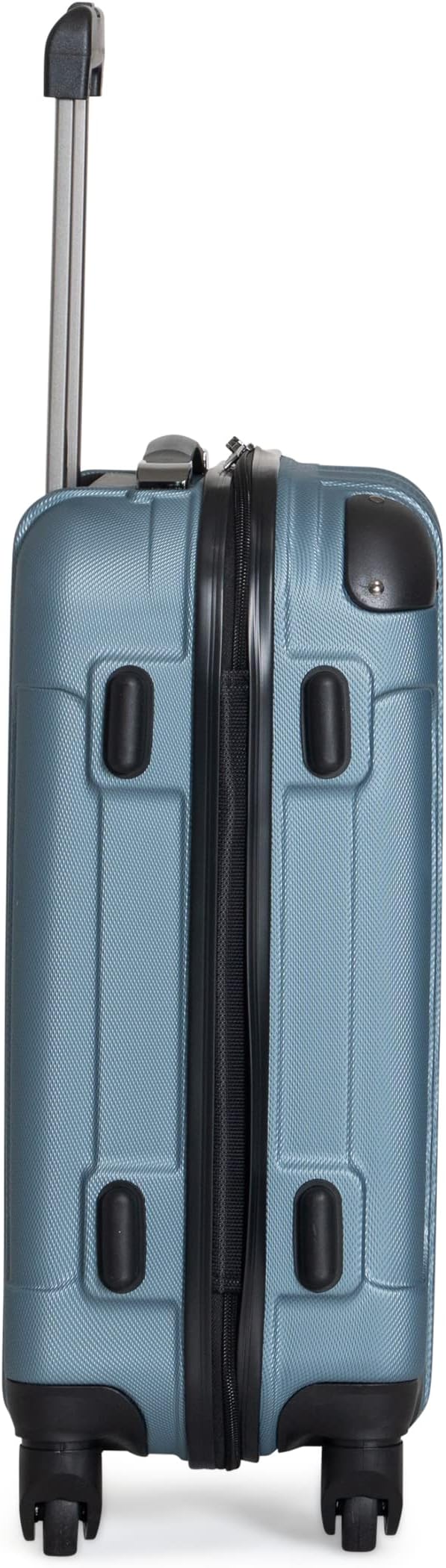 Kenneth Cole REACTION アウトオブバウンズ 軽量ハードシェル 4輪スピナーラゲージ 御影石ブルー 24インチ（受託手荷物）
