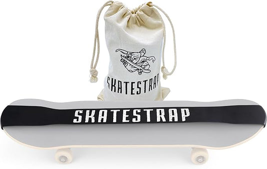 Skatestrap - Improves Board Control, mimicks Binding Systems Used in All Board Sports - More Fun on Your Skateboard - Snowboarding at The Skate Park - Great Gift - Improve Skills at Wakeboarding