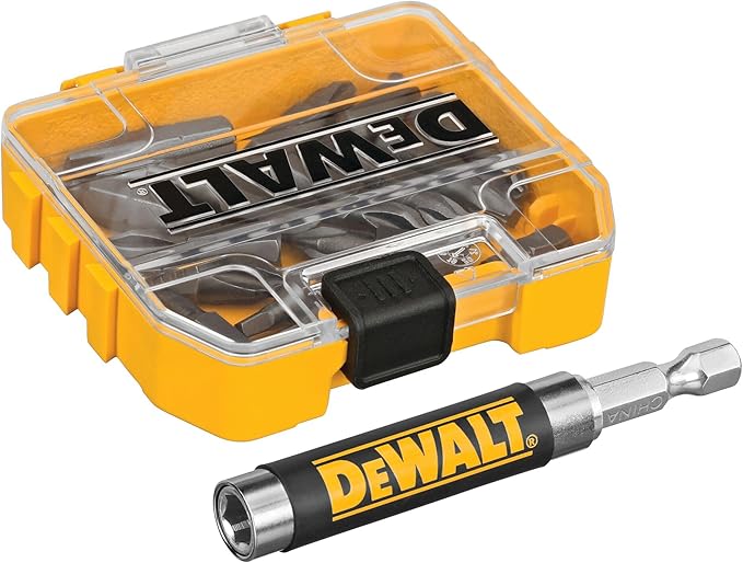 DEWALT 18 pc. Compact Magnetic Drive Guide Set, Yellow (DWAF2058CS)