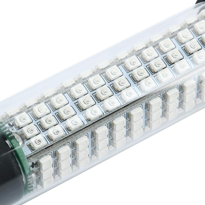 12V 14W 180 LEDs 1300 Lumens LED Submersible Fishing Light Underwater Fish Finder Lamp with 5m Cord