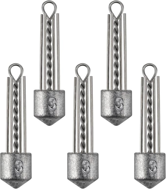 Dr.Fish 5 Pack Spider Surf Fishing Weight Sputnik Sinker 1oz-8oz Saltwater Beach Casting Sea Bottom Holder