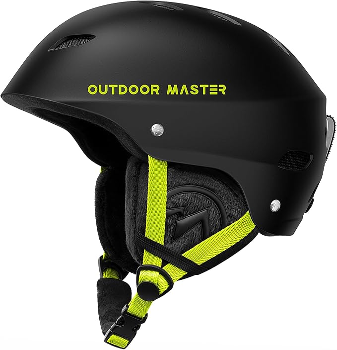 OutdoorMaster Kelvin Ski Helmet - Snowboard Helmet for Men, Women & Youth