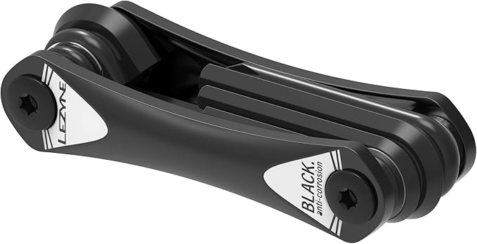 LEZYNE RAP II Bicycle Multi-Tool 8 in 1, Anti-Corrosion Bits, Hex 2.5/3/4/5/6mm, T10/T25, Phillips Head, Compact Bike Tool