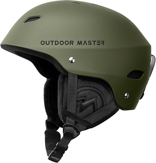 OutdoorMaster Kelvin Ski Helmet - Snowboard Helmet for Men, Women & Youth