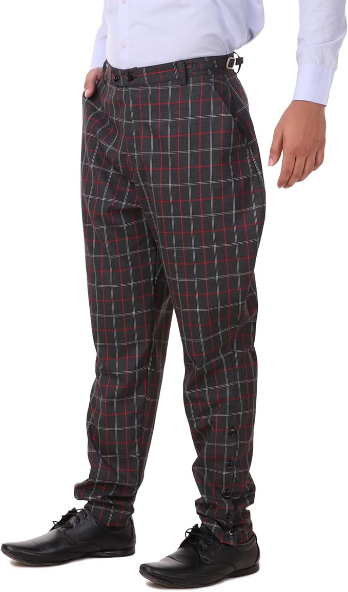 ThePirateDressing Steampunk Victorian Cosplay Costume Mens Archibald Jodhpur Pants Trousers