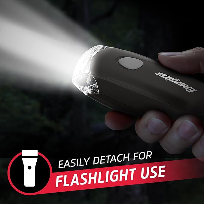 Energizer Bike Light, 130 Lumen, Weather Resistant Clip Light for Bicycles, Batteries Included