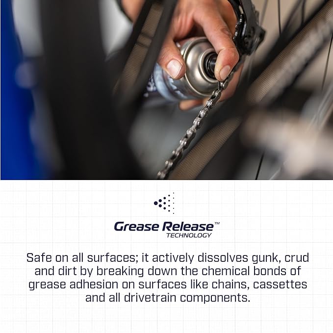 Speed Clean Bike Chain + Drivetrain Degreaser – Spray Cleaning for Bicycles & Electric Bikes – Quickly Removes Grease, Dirt & Grime