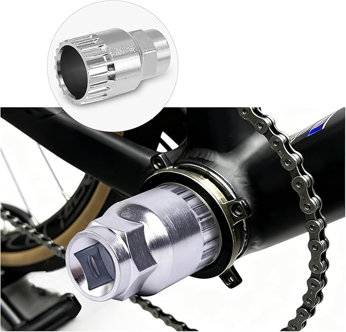 Bicycle Crank Extractor Tool Set - Professional Bike Crank puller with 16mm Spanner for Bottom Bracket Remover in the Bike Tool kits