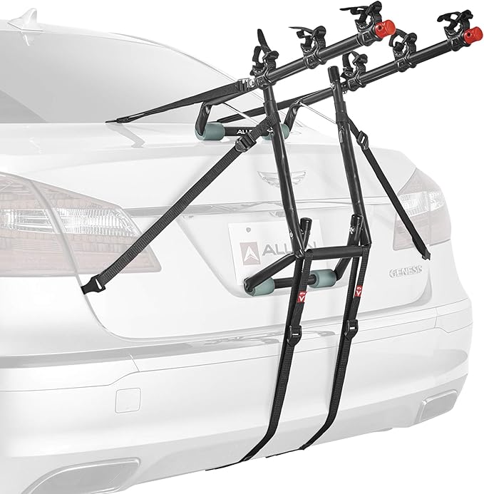Allen Sports Deluxe Trunk Mount 3-Bike Carrier, Model 103DN-R, Black
