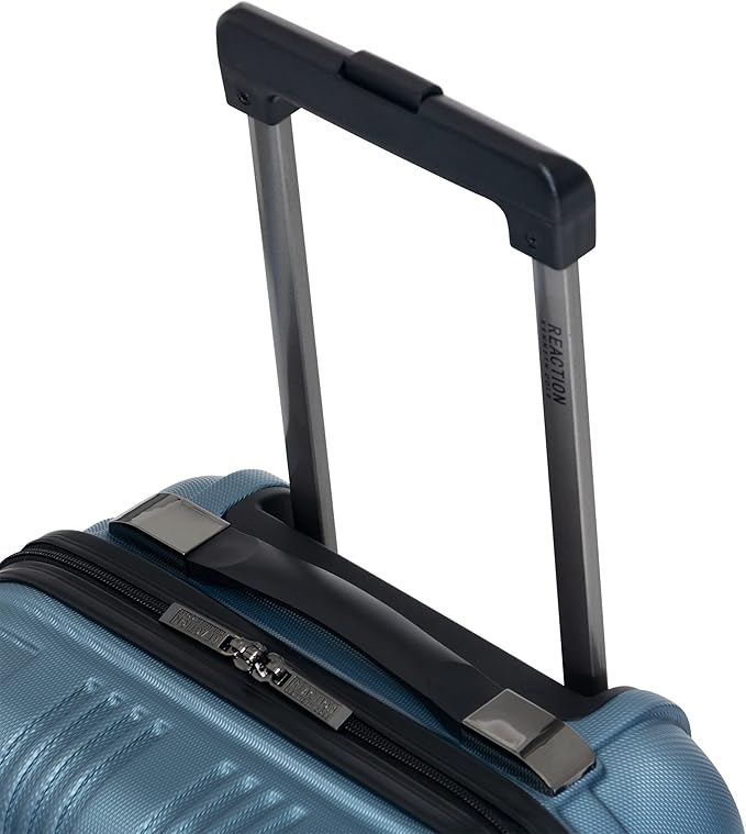 Kenneth Cole REACTION アウトオブバウンズ 軽量ハードシェル 4輪スピナーラゲージ 御影石ブルー 24インチ（受託手荷物）