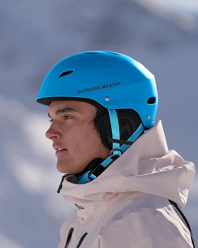 OutdoorMaster Kelvin Ski Helmet - Snowboard Helmet for Men, Women & Youth