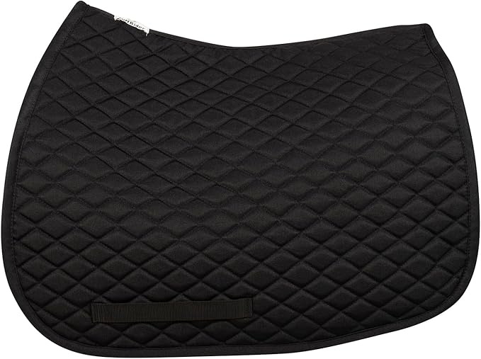 TuffRider Basic All Purpose Horse Riding Saddle Pad | Wither Relief Brushed Underside for Training and Competition