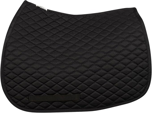 TuffRider Basic All Purpose Horse Riding Saddle Pad | Wither Relief Brushed Underside for Training and Competition