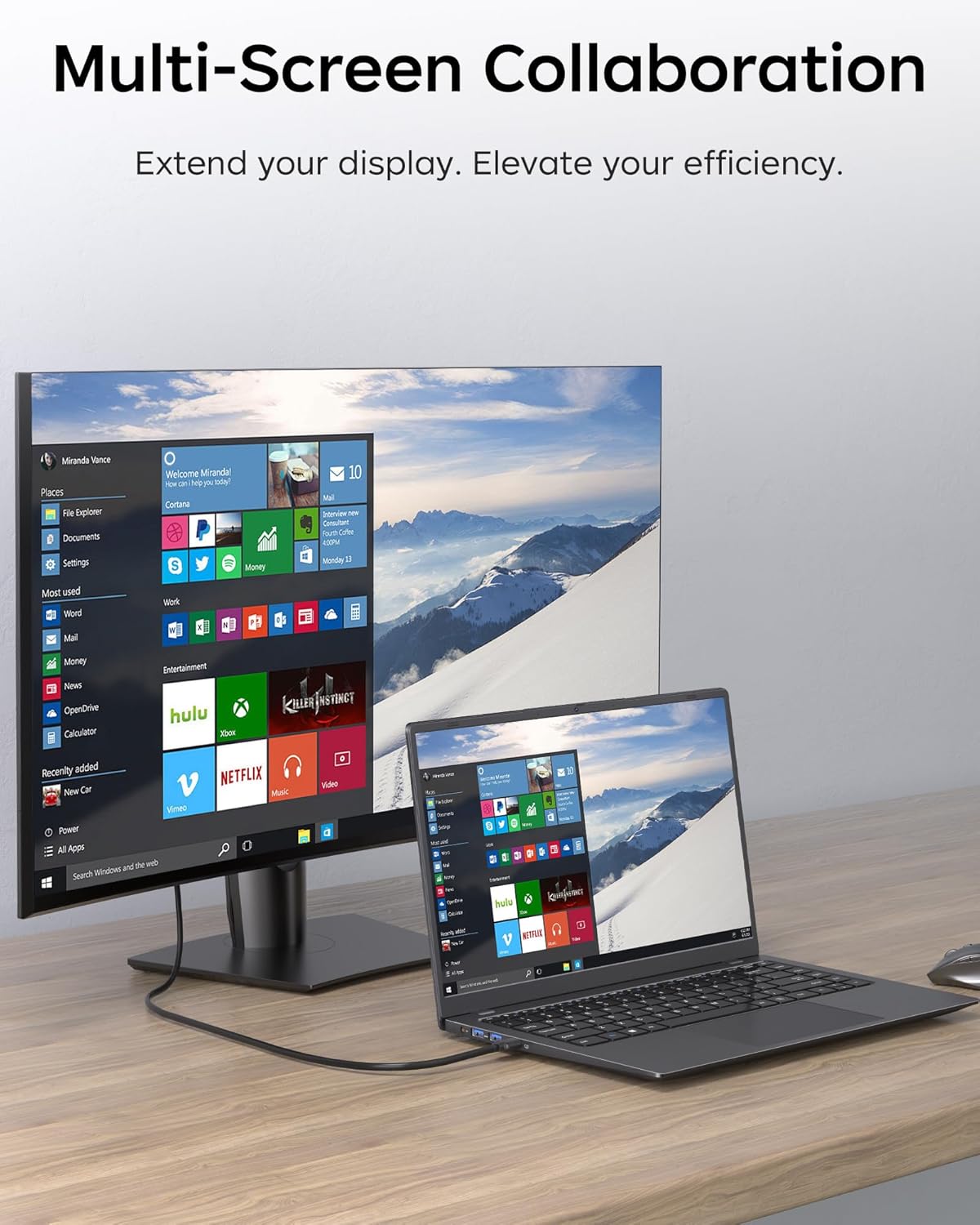 14 Inch Traditional Laptop Computers - 256GB SSD 8GB RAM Celeron CPU, WIFI5 and BT5.0, USB 3.0, TF Card Slot, Slim Lightweight Computer for Business and School (NC14G)