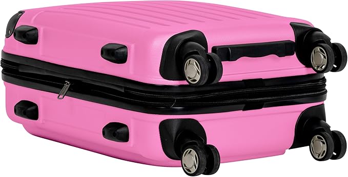 Kenneth Cole REACTION Renegade Luggage Expandable 8-Wheel Spinner Lightweight Hardside Suitcase, Watermelon, 2-Piece Set (20"/28")
