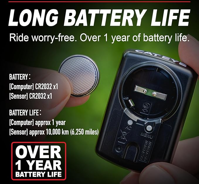 CATEYE Velo Wireless Bike Computer – Analog Wireless Cyclocomputer, Speedometer & Odometer, Calorie Tracking, Zip-Tie Mount, Auto Start/Stop, Programmable Odometer, Easy Setup for All Bikes
