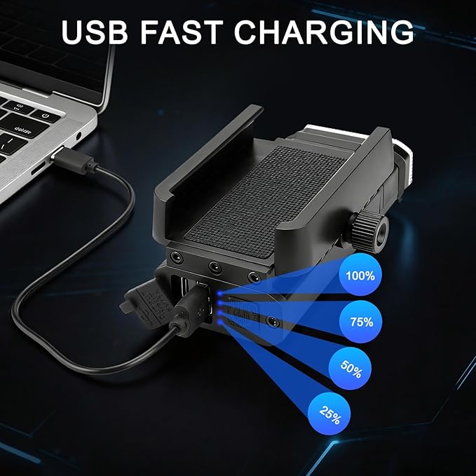 Bike Lights, 17 LED 4800 Lumen Bicycle Light with 4 Modes, 10000mAh USB Rechargeable Bike Light, Bike Headlight with Digital Power Display, Wide Beam Bike Lights for Night Riding