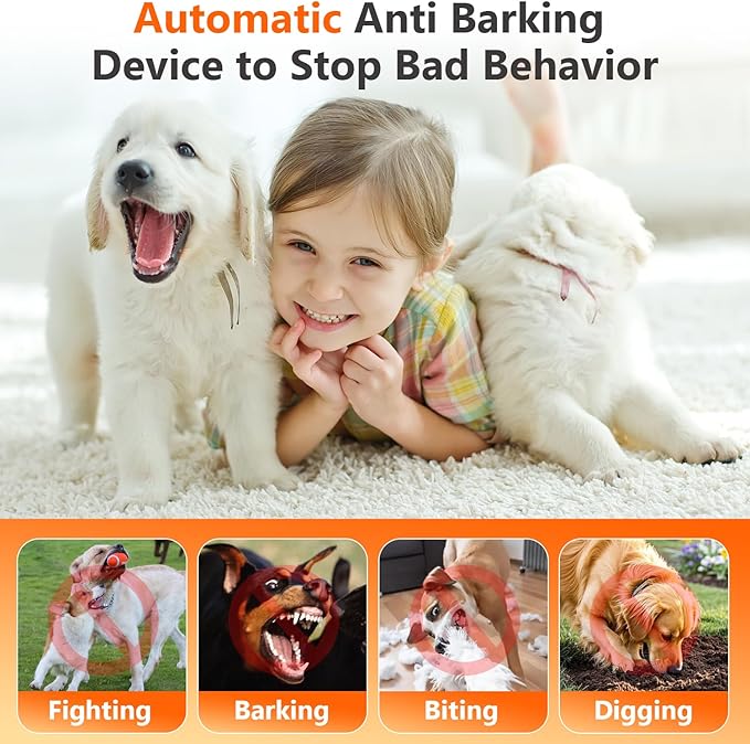 Anti Barking Device for Dogs, Bark Box, 3 Modes Dog Barking Deterrent Devices, Anti Bark Device for Dogs, Weatherproof 50 Ft Barking Dog Silencer, A Safe and Effective Anti Barking Device