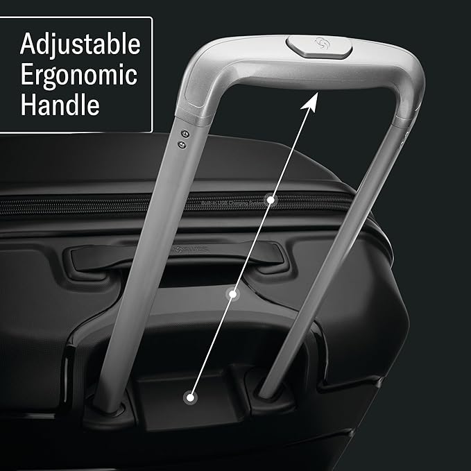 Samsonite Freeform Hardside Carry-On Luggage with Spinner Wheels - Hardshell Suitcase - TSA, Airline-Approved - Expandable Hard Shell, Smooth Rolling Wheels for Lightweight Travel - Pink Rose