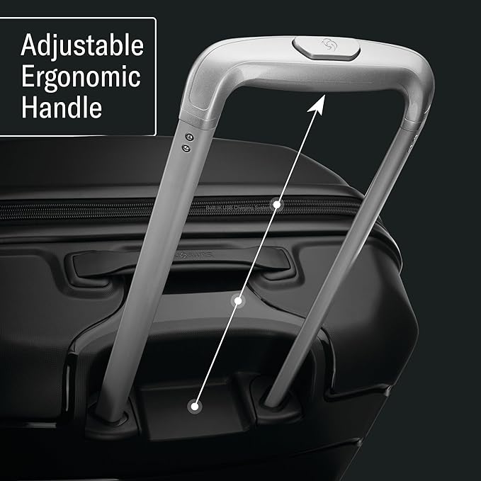 Samsonite Freeform Hardside Expandable with Double Spinner Wheels, Sage Green, Checked-Medium 24-Inch