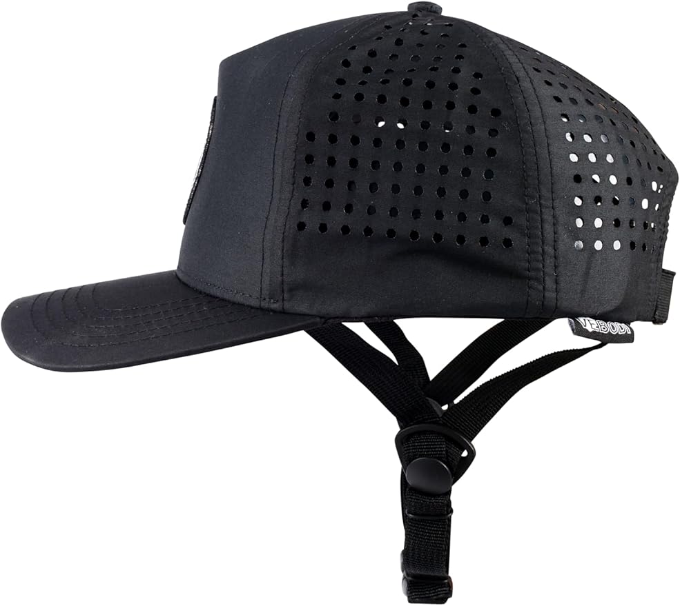 Indo Surf Helmet Hat. Watersports Helmet. Low Profile Water Helmet - Mens & Womens Surfing Helmets. Tom Carrol Approved. Wakeboard, Kayak, Sailing.