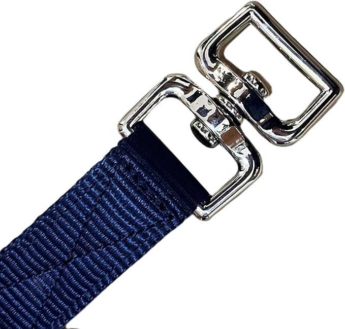 Double Buckle Swivel Lunging Chin Strap, Lunging Strap for Horse Lunge Line，Lunge Strap with Solid Hardware, Lunging Aid for Horse Training, Improve Control and Performance