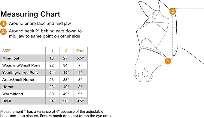 Cashel Crusader Fly Mask, Long Nose with Ears