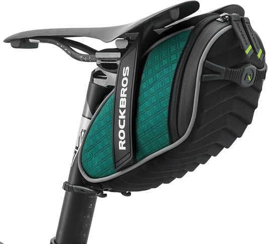 ROCKBROS Bike Saddle Bag Bicycle Seat Bag 3D Shell Saddle Bag Under Seat Cycling Seat Pack for Mountain Road Bike Bicycle
